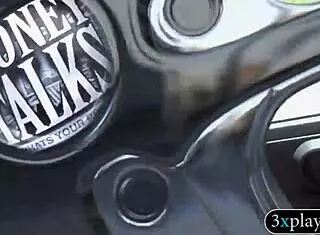 sexy brunette flashes tits gets pounded in car for cash