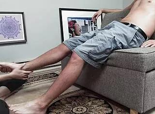 Relaxing Foot Massage Builds Intimate Tension Slowly