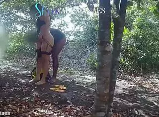 Chubby Brazilian Wife Takes BBC Doggystyle Cuckold Beach Massage