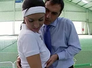 nympho tennis slut cons studs for anal dp court cumshot