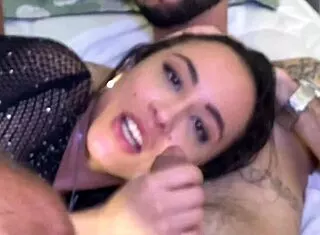 crazy threesome double penetration after nightclub rages on part 2!