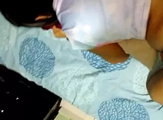 hotwife slut sucks bbc then takes rough doggy creampie