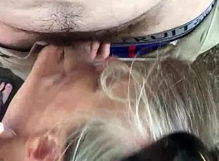 friends mom sneaks deepthroat blowjob tease on son's buddy