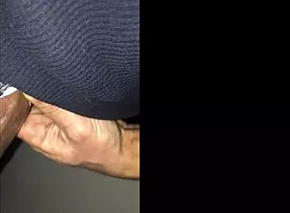 Sexy ebony lips tease cock with best head game sucking nut