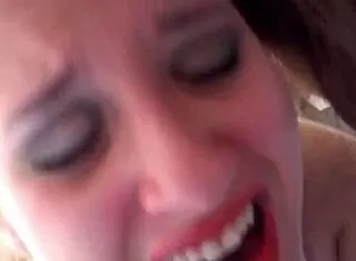 she rides husband's cock dreaming of wild anal carnival fucking on holiday