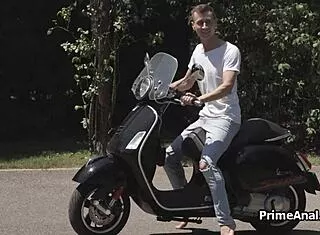 mary stretches yoga ass then fingers it deep early morning