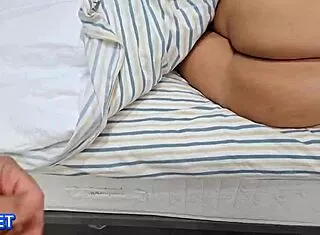 chubby latina wakes to hermanastro's huge cock spreading her enormous ass cheeks