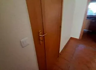 Latina maid's creamy pussy seduced by massage in jeans flip flops