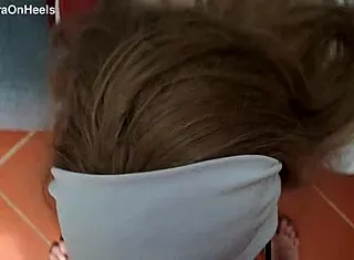 blonde milf wanna deepthroat my huge cock pov and swallow cum with shades?