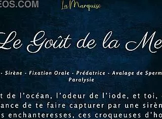 french mermaid lures sailor with her salty deepthroat blowjob skills