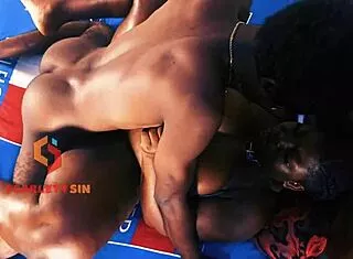 He pounds her tight pussy in passionate frenzy