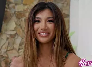 Clara trinity returns pint-sized asian spinner takes treyy vunt bareback