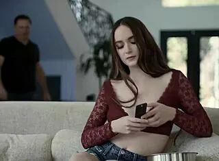 😈 horny stepdaughter sneaks stepdad's monster cock ride!! 🐓💦