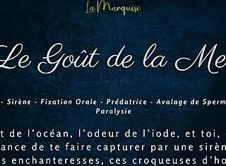 french mermaid lures sailor with her salty deepthroat blowjob skills