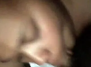 Blowing Daddy's Big Cock for Creamy Reward