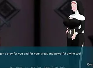 omg that huge white cock destroys nun in church gloryhole booth!