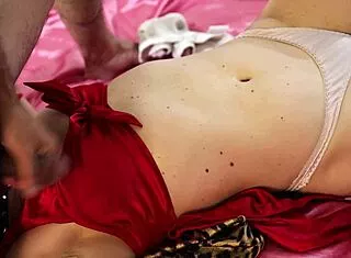 french amateur teases with skirt on during bent over homemade fuck close up