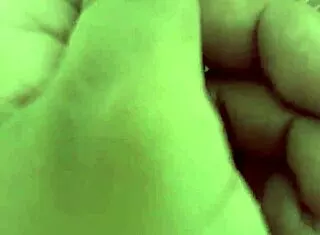 latina milf tiffanny stuffs anal beads in pantyhose ass