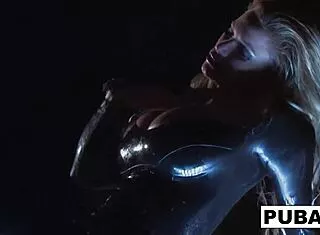 sexy shyla stylez smokes while teasing big tits fetish