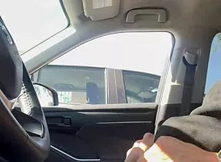 Public Flashing Risks Caught on Camera in Car