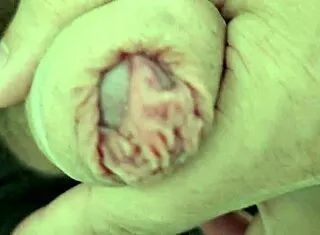 Almost Got Caught Daddy's Rare Monster Cock Handjob Foreplay