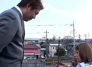 ASIAN BABE TEXTS BUT COLLEAGUES DEEPTHROAT HER BIG NIPS HARD!