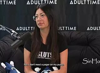 Pornstar Faces Weird Interview Questions While Testing Intense Vibrator Settings