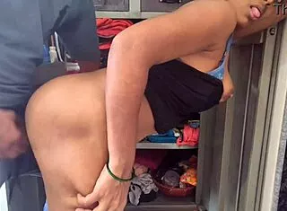 Desi Maid Gets Pounded by Boss in Cupboard