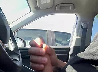 Public Flashing Risks Caught on Camera in Car