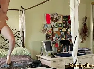 Busty Stepmom Sixty-Nines Cute Teen in Full Lesbian Movie