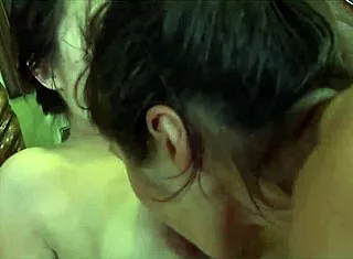 SHOWER KISS AFTER YOGA LEADS TO LESBIAN SCISSORING TRIBBING!!