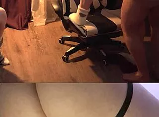 Shy Glasses Girl Watches Friends Cuckold Sex Dirty Talk Pov