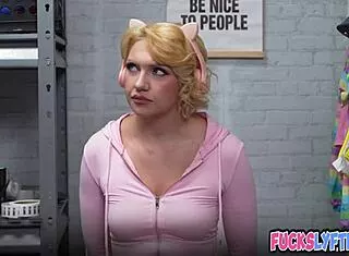 Runaway Teen 18+ Tempted Into Secret Security Room Thrill
