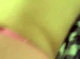 latina milf tiffanny stuffs anal beads in pantyhose ass