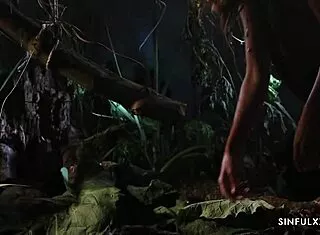 Sensual Couple's Jungle Fuck Turns Wildly Intense