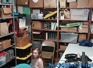 real caught burglar babe blonde gets facial cumshot reality