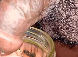 small hairy black cock pisses everywhere outdoor indoor voyeur tease