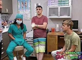 Dr. Canada gonna probe your mouth deep with her tasty tools!