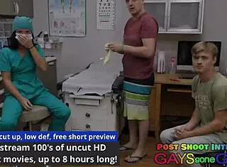 Dr. Canada gonna probe your mouth deep with her tasty tools!