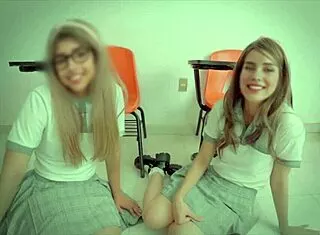 Amateur College Trio Risks Living Room Fuck With Hot Friends