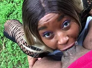 Don Bends Nina Rivera Over Motorcycle for Ebony Big Ass Ride