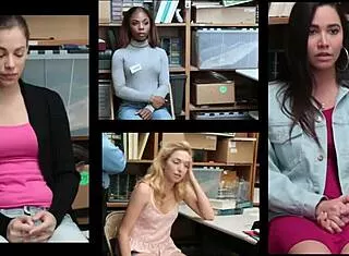 oh god cute shoplifter teen pounded doggystyle on police desk!