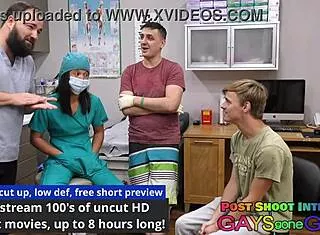 Dr. Canada gonna probe your mouth deep with her tasty tools!