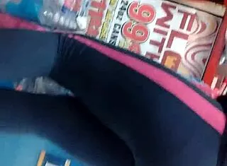 hidden candid retro leggings ass blue films video