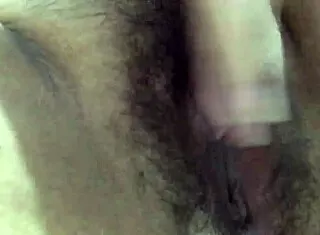 Filipina girlfriend's hairy tight pussy makes me cum so hard 😩💦