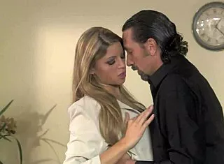 monica sweetheart rides colleague's monster cock bareback on boardroom desk