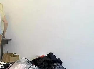 SUPER HOT GIRLS' TRY-ON HAUL TURNS LESBIAN IN MINISKIRTS AND HIGH HEELS BACKSTAGE!