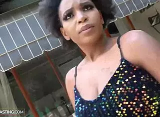 Ebony Milf's Massive Ass Rides Huge White Cock In Raw Pov Interview!