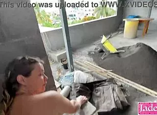 that pervert worker bent me over and fucked me hard on the site