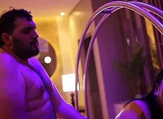 Hot interview with Argentinian pornstar Solange ends in back cumshot sex